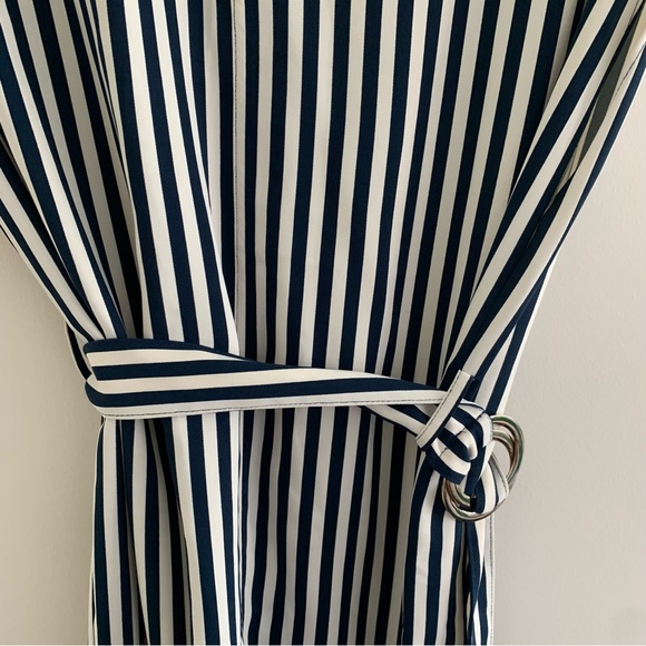 H&M striped dress, navy & white - Picture 4 of 4